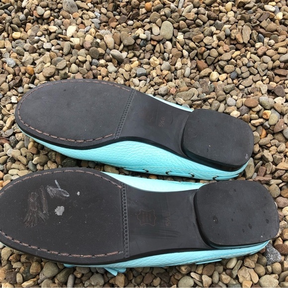 TALBOTS Slip On Mint Gisele Leather Loafers Slides Flats BUTTERFLY SHOES 5.5 B‍‍ - Picture 14 of 16